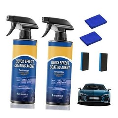 2Pcs Quick Car Coating Spray, 2025 New Quick Effect Coating Agent for Car,