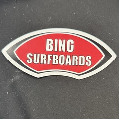 Bing Surfboards Sticker 60s Logo Measures 5 x 2 1/2 inches Original