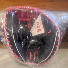 33.5 Wilson A2K M23 Pro Stock Select R✋️T Baseball Catchers Mitt Dark Navy/Pink