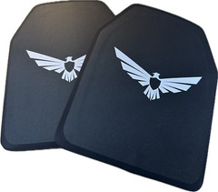 Set (2) GTS OA+, Level 3+ 10″X12″ Ceramic Armor Plates (Lightweight) RF2 Tested