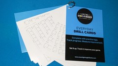 EveryDay Drill Cards for Pool Players- Billiard Instructional portable cards