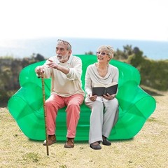 Portable Inflatable Sofa for Two – Stylish, Quick Inflate & Durable Design
