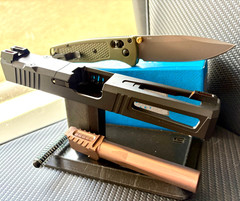Complete Slide For Glock 17 Gen 3 Optimus Barrel RMR Cut G17 Upper +FREE KNIFE