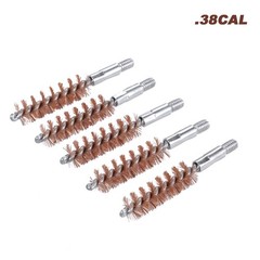 5PCS Bronze Bore Brushes Phosphor Bronze Bristles for Rifle Gun Pistol Cleaning