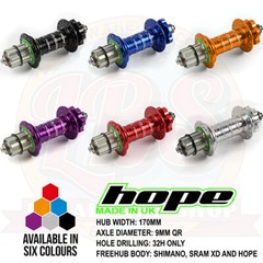 Hope Pro 4 Fatsno Rear Hub 32H – All Colors, Width and Axle Options – Brand New
