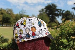 CYCLING CAP CHARLIE BROWN PEANUTS HANDMADE IN USA, NO FROM CHINA S M L