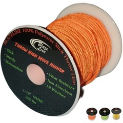 Arborist Climbing Throw Line 2 mm (1/12 in) 150 ft Spool Cord 200 lbs Tensile