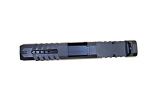 G19 Complete Slide – Single ROW Ported Black Slide/Barrel fits Glock 19 Gen 3