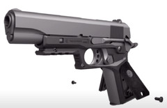 1911 Grip and Rail Cover Mount Adapter w/ Panels – CC3P Black – Recover Tactical