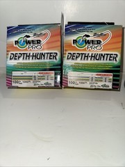 Lot Of 2 PowerPro Depth-Hunter 100 Pound 1000ft 333 Yards NEW OPEN BOX