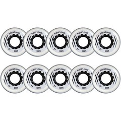 Player’s Choice Indoor Roller Hockey Goalie Wheels 10-Pack – 59mm Dual-Pour 74A