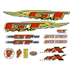 1998 GT BMX – Speed Series 24 – Clear decal set