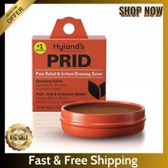 Hyland’s PRID Drawing Salve, Topical Skin Irritation Relief, For Splinters, NEW!