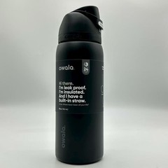 Owala FreeSip 40oz Stainless Steel Water Bottle Very Very Dark Top Quality