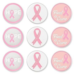Breast Cancer Awareness Bundle Pack of 9 Golf Ball Markers – Golf Accessories…