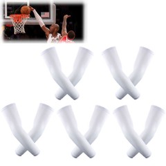 5 Pairs Cooling Arm Sleeves Cover UV Sun Protection Sports Outdoor For Men Women