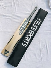 English Willow VELES SPORTS Cricket Bat Grade-1 BIG EDGES 40-45 mm ready to play