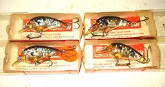 Vintage Bill Norman Baby N Crankbait Lot of 4 New in Box Reflect N Prism