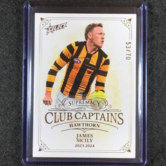 2024 Select AFL Supremacy JAMES SICILY Club Captains 53/70 #37