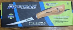 American Angler Pro Series Electric Fillet Knife – 10″ & 8″ Serrated Blades