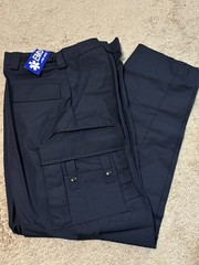 Tru-Spec NAVY EMS Pants Men Poly/Cotton Rip-Stop Teflon – SIZE 3XL – XXXLARGE