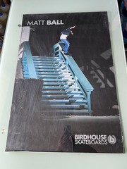 Vintage Skateboard Poster-Birdhouse Skateboards Matt Ball Rare 2000’s Promo