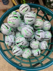 50 TAYLORMADE SPEED SOFT GREEN PAINT GOLF BALLS =MINT= 5-A