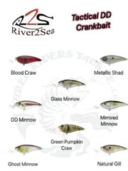 River2Sea Tactical Bassin’ DD Crank 75 Crankbait – Choose Color
