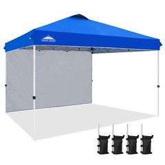 EAGLE PEAK 12×12 Pop Up Canopy Tent with 1 Sidewall
