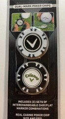 Callaway Golf Dual Mark Poker Chips w/ Magnetic Ball Markers, 2 Pack, New