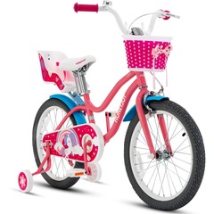18 Inch Kids Bike Children’s Bicycle with Training Wheels & Storage Basket