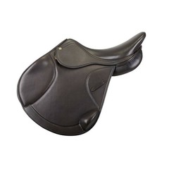 Leather Jumping/Close Contact Double Flap Changeable Gullets System Horse Saddle