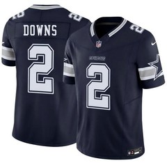 Caleb Downs Cowboys Navy Stitched Jersey