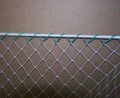 10′ x 25′ Golf Netting with 5/16″ Braided Nylon Top Rope Border 1″ – #7