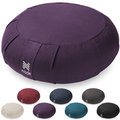 15″ Round Organic Cotton Buckwheat Hull Zafu Meditation Cushion Pillow