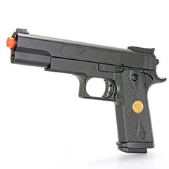 Airsoft 1911 Pistol Handgun P169 .45 Spring Gun 200 FPS AIR 6mm BB Black Replica