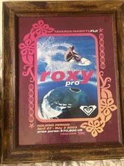 Vintage Fiji Roxy Pro Surfing Series Poster 2003