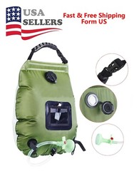Solar Shower Bag 5 gallons/20L Solar Heating Camping Shower Bag for Camping