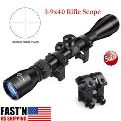 CVLIFE 3-9×40 Rifle Scope Crosshair Optics R4 Reticle Air Sniper Scope
