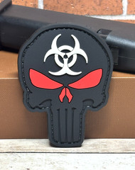 Punisher PVC Patch – Skull Tactical Morale Gun Punisher Patch – Biohazard Patch