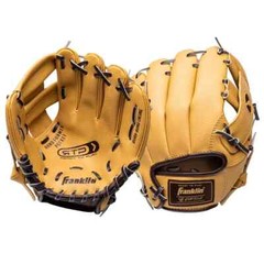 Franklin Teeball Baseball Glove 8.5″ Ready to Play Camel Brown Right Hand Throw