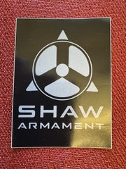 SHAW ARMAMENT Shooting RIFLE Tactical Vintage STICKER Powder Springs Georgia