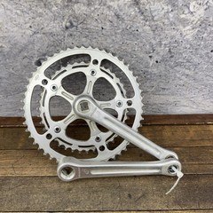 Vintage Peugeot Stronglight 104 Crankset 170mm Double 52T 9/16 Road Bike