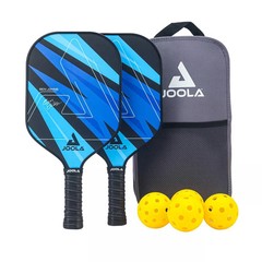 18537 Ben Johns Blue Lightning Pickleball Paddle Set