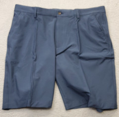 Greg Norman ML75 Microlux Golf Shorts Mens 38 Blue Performance Stretch Play Dry
