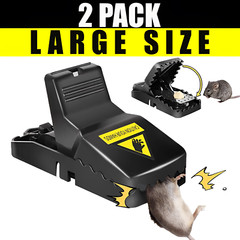 LARGE Mouse Traps Rat Mice Rodent Killer Snap Trap Reusable Heavy Duty Pest Trap