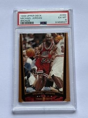 1998 Upper Deck Bronze – Michael Jordan #230r PSA 6 **084/100