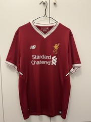 Liverpool New Balance 17/18 Home Kit Large 125 Anniversary