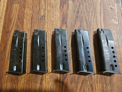 Bryco Arms Jennings Model 59 9mm 10 Rd Magazines – Lot of 5
