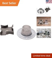 Metal Spinner Plate & Funnel Kit | Powder-Coated Metal | 4 outlets